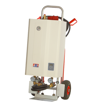 Mobile Heizzentrale FMX Basic Estrichtrocnkung Bauheizung Estrichaufheizung