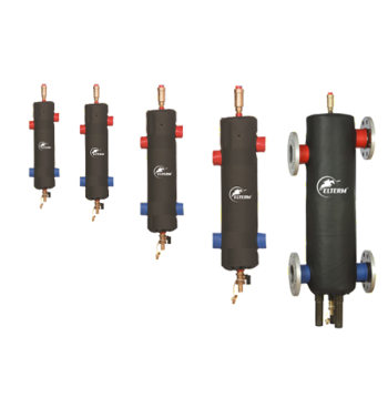 Hydraulische Weiche mit Isolierung