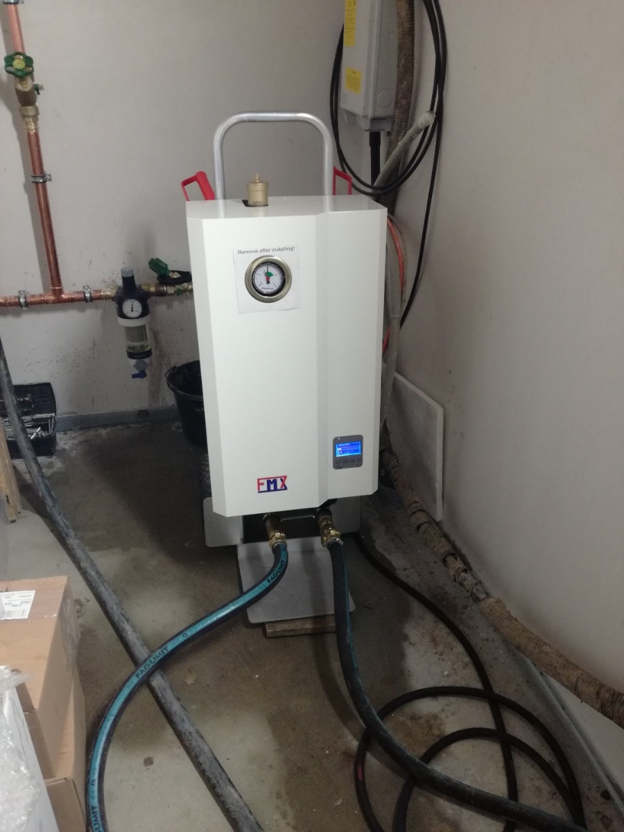 Mobile Elektroheizzentrale FMX - Estrichtrocknung und Baustellenheizung